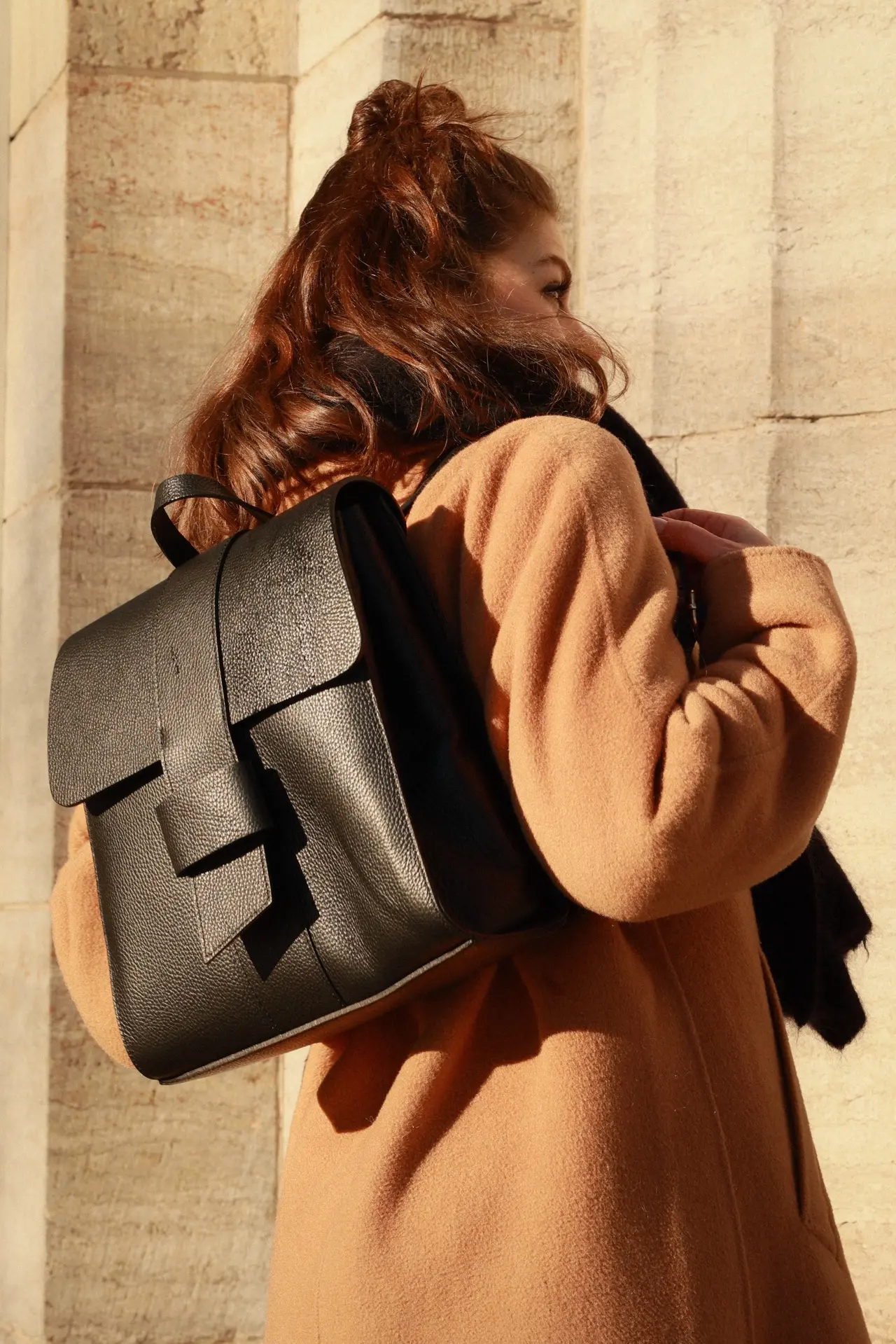 Lederrucksack Claire
