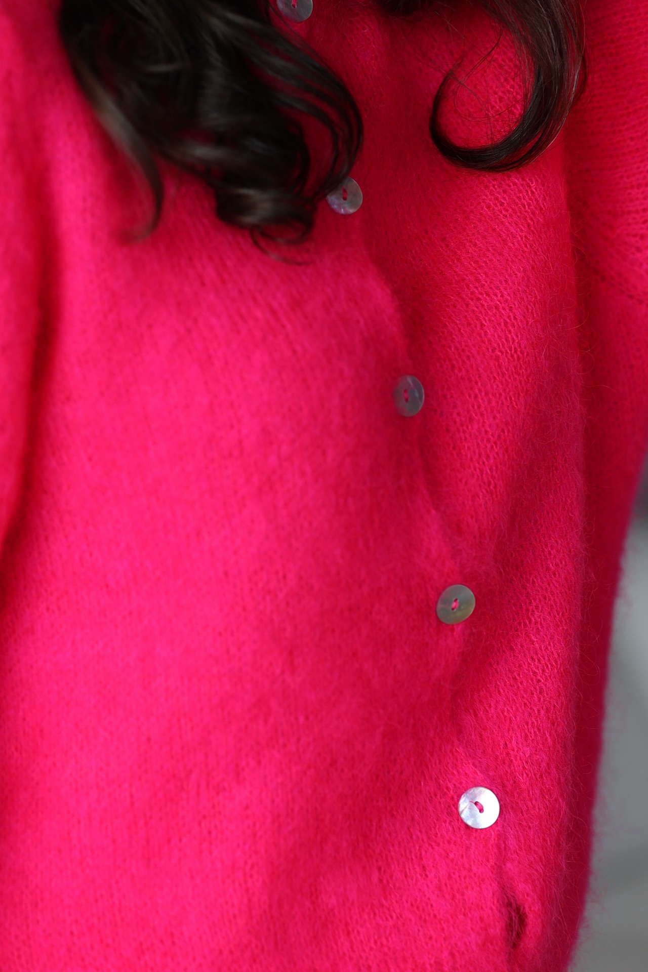 Mohairstrickjacke Amy