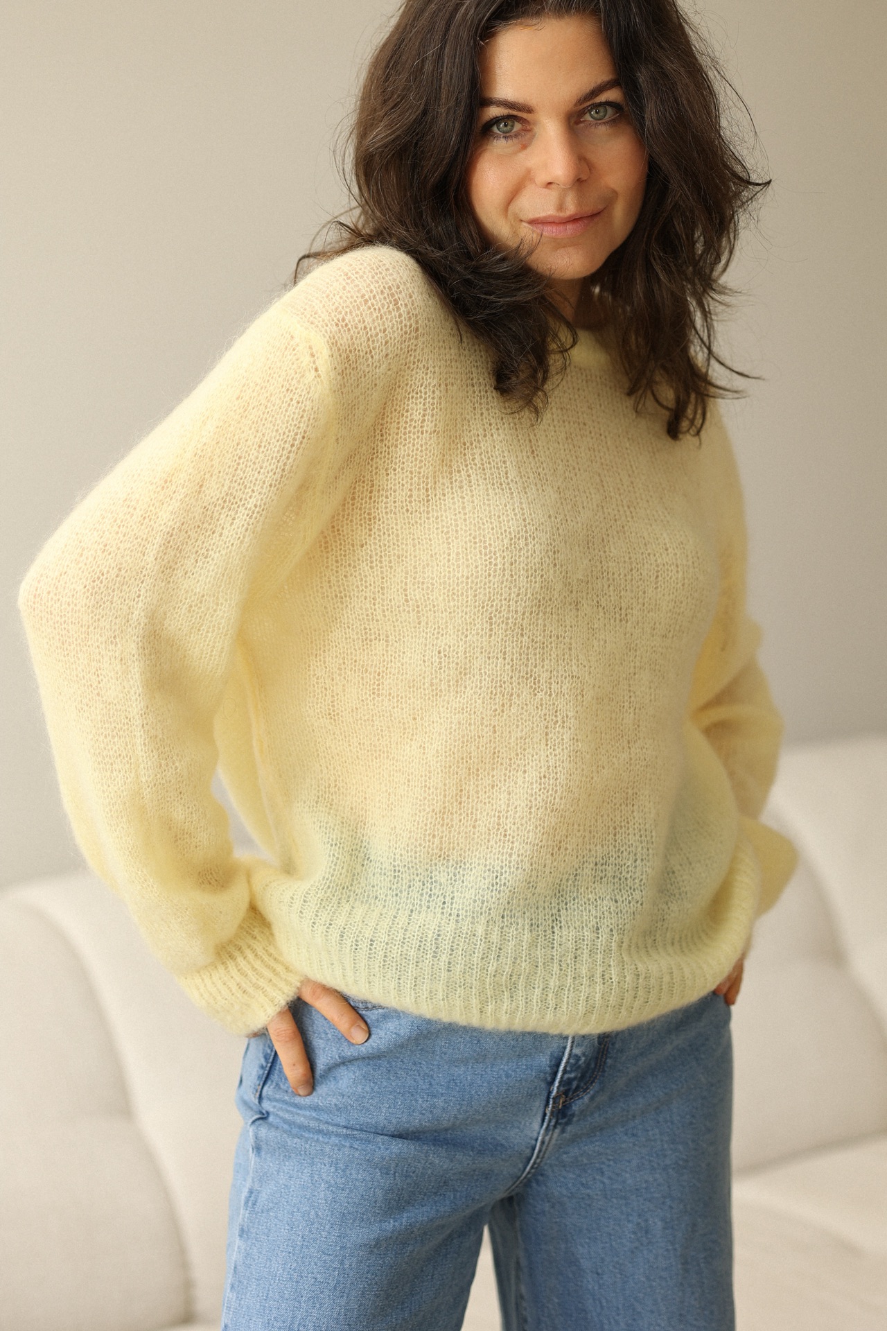 Pullover Margherita mit Rundhals Ausschnitt