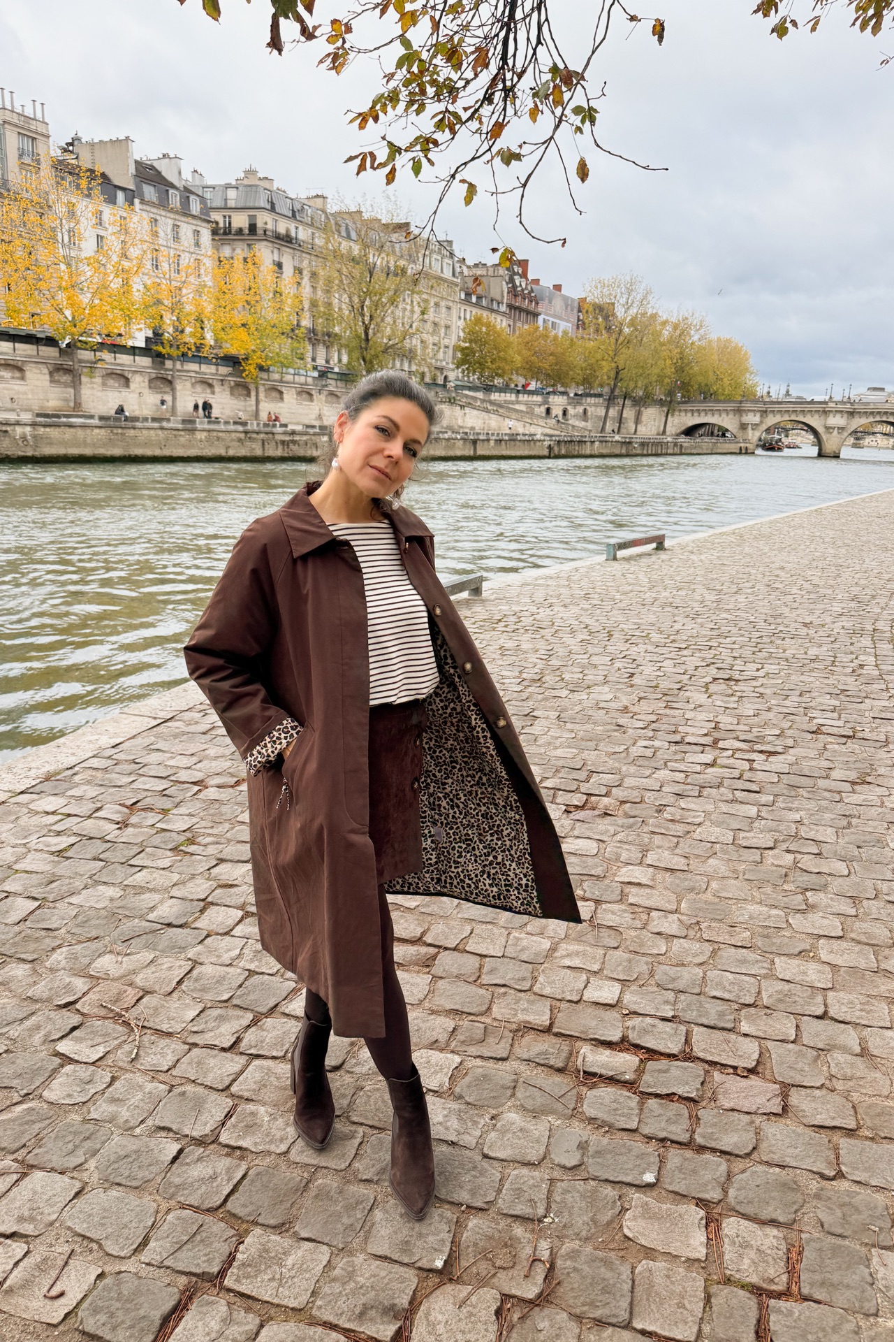 Trenchcoat Laurel mit Leo Innenfutter