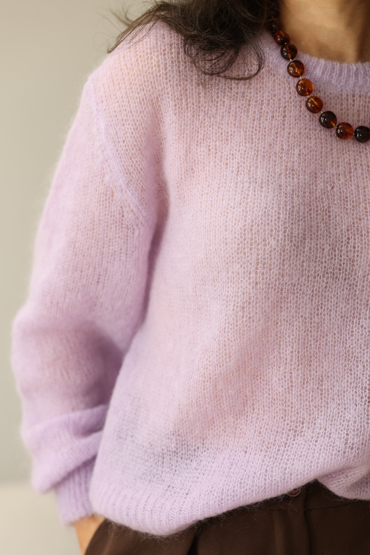 Pullover Margherita mit Rundhals Ausschnitt
