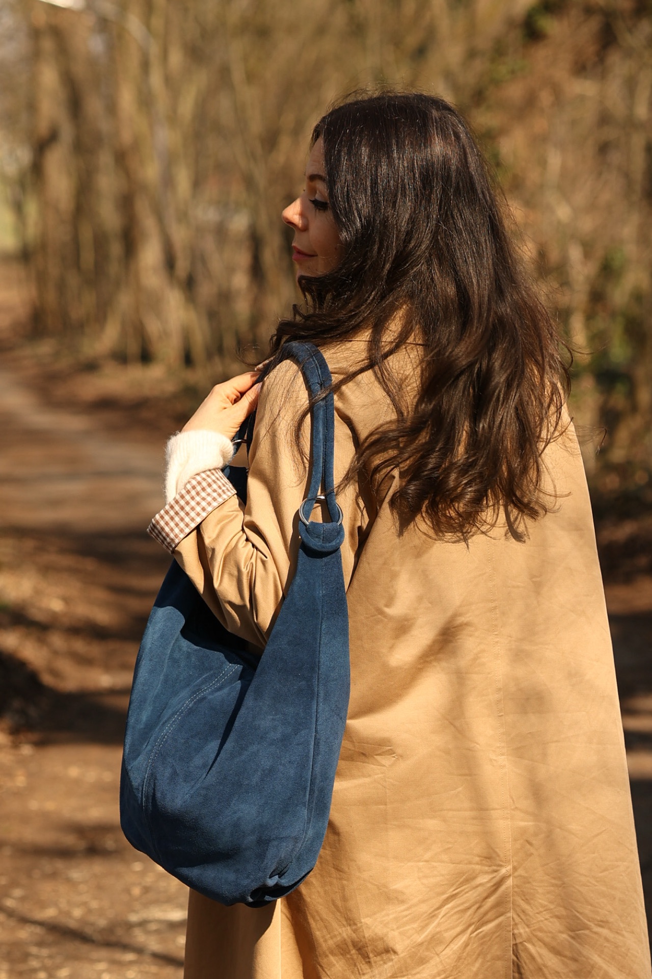 Hobo Bag aus Wildleder