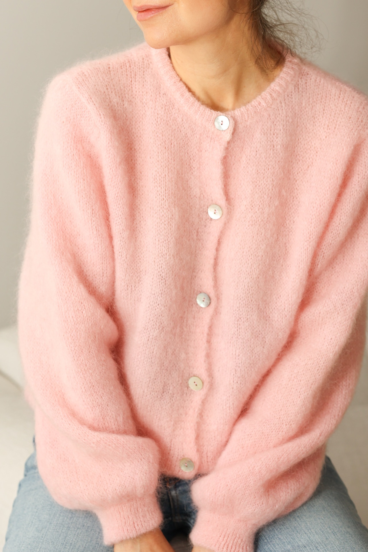 Mohairstrickjacke Amy