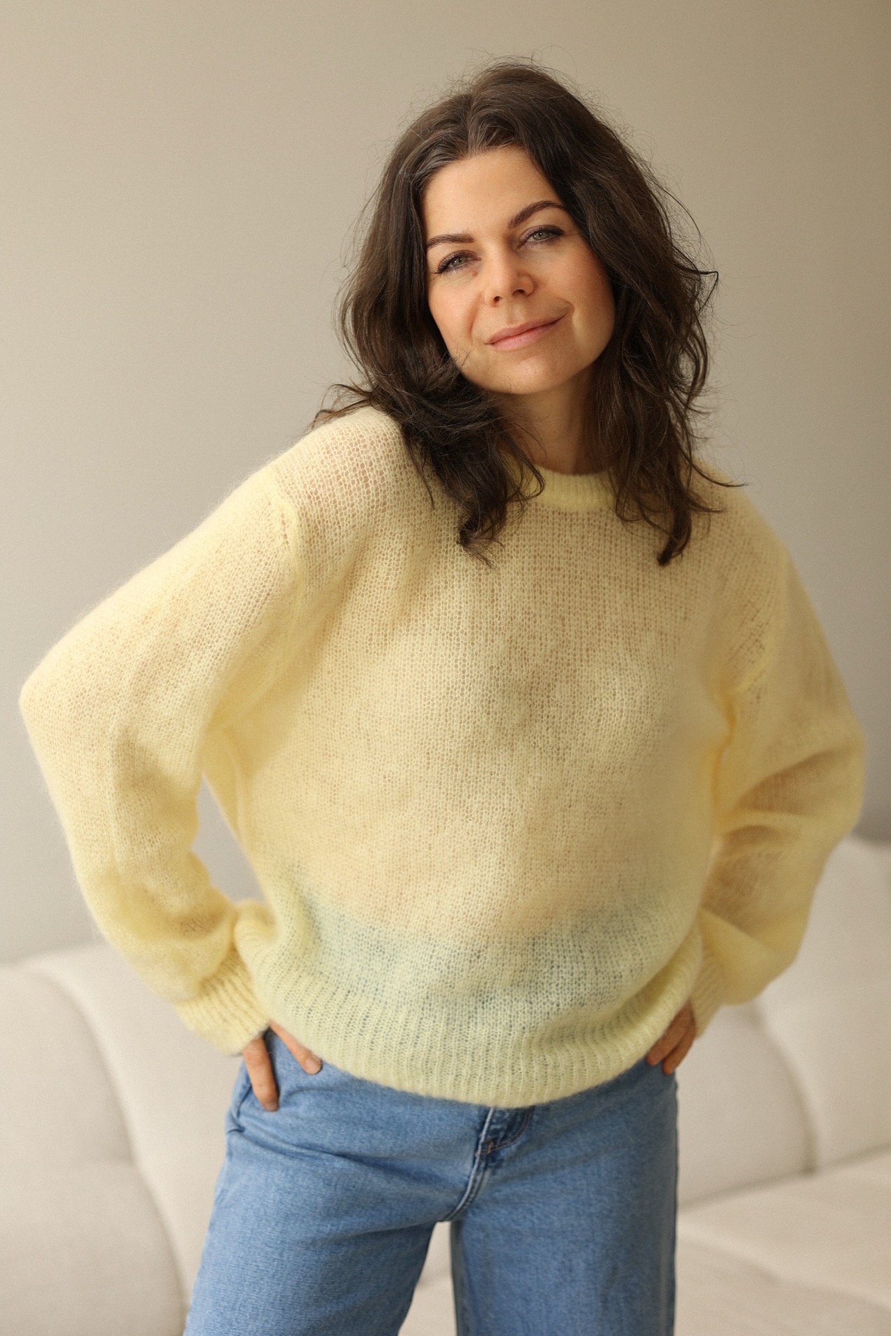 Pullover Margherita mit Rundhals Ausschnitt