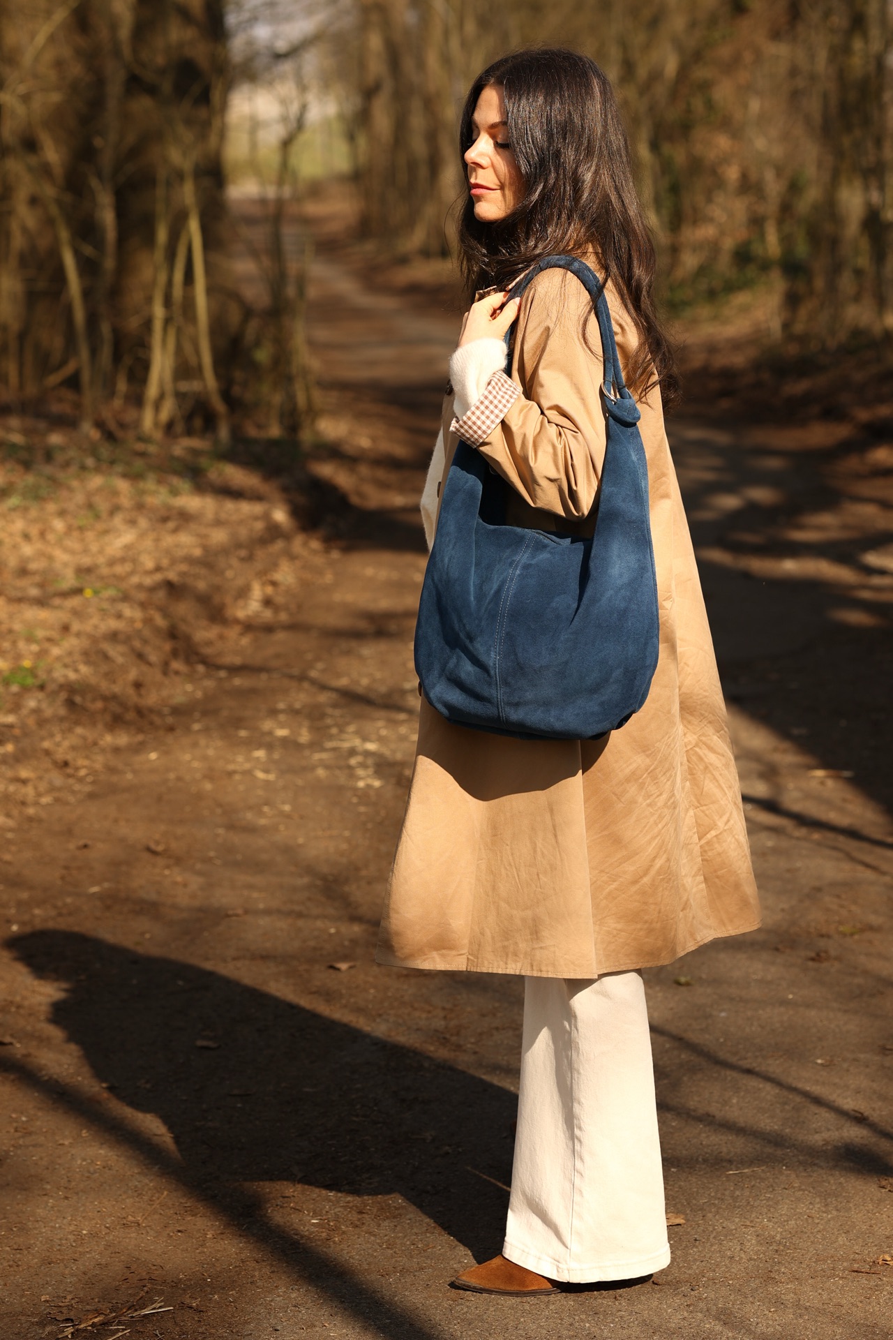 Hobo Bag aus Wildleder