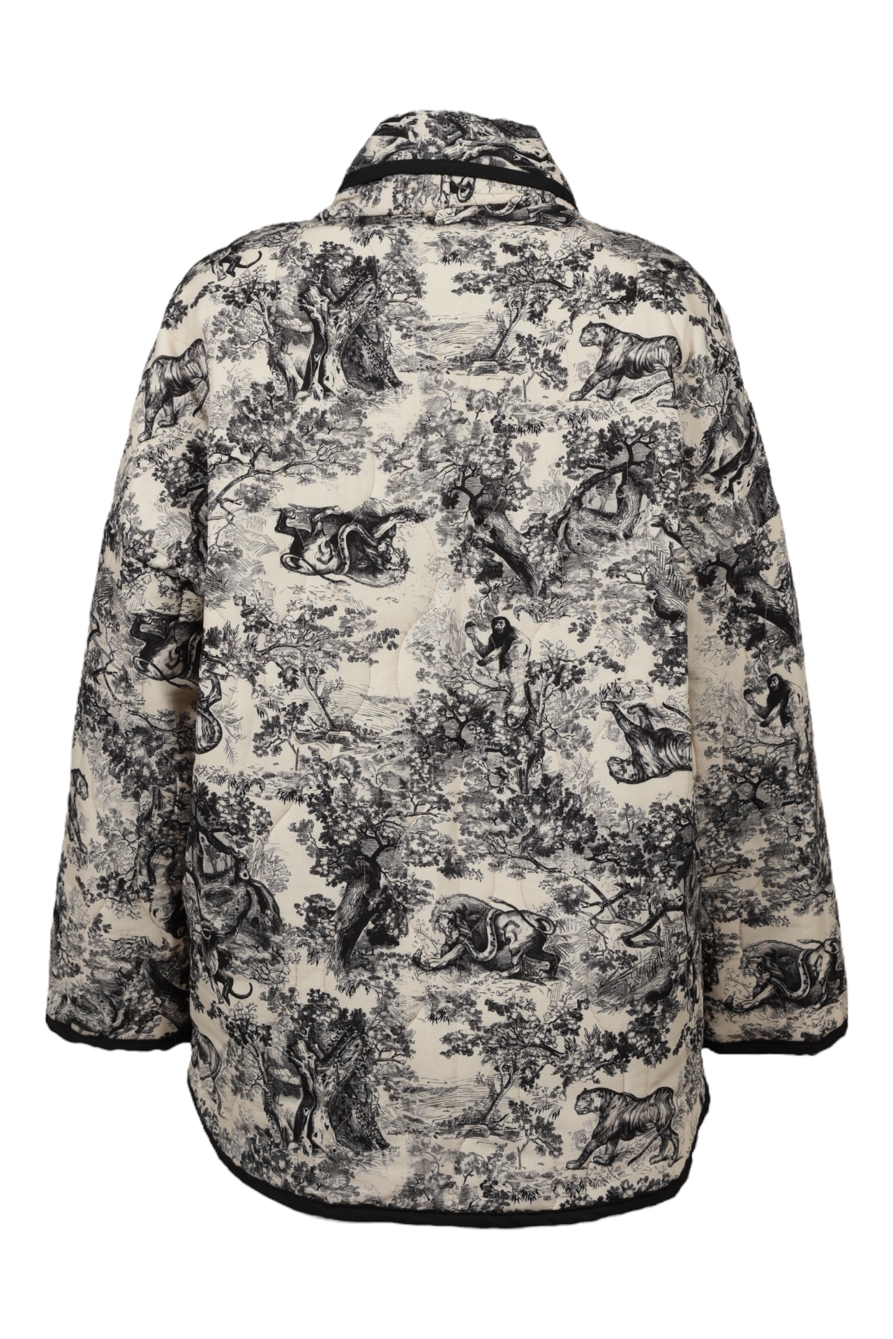 Wattierte Jacke "Toile de Jouy"