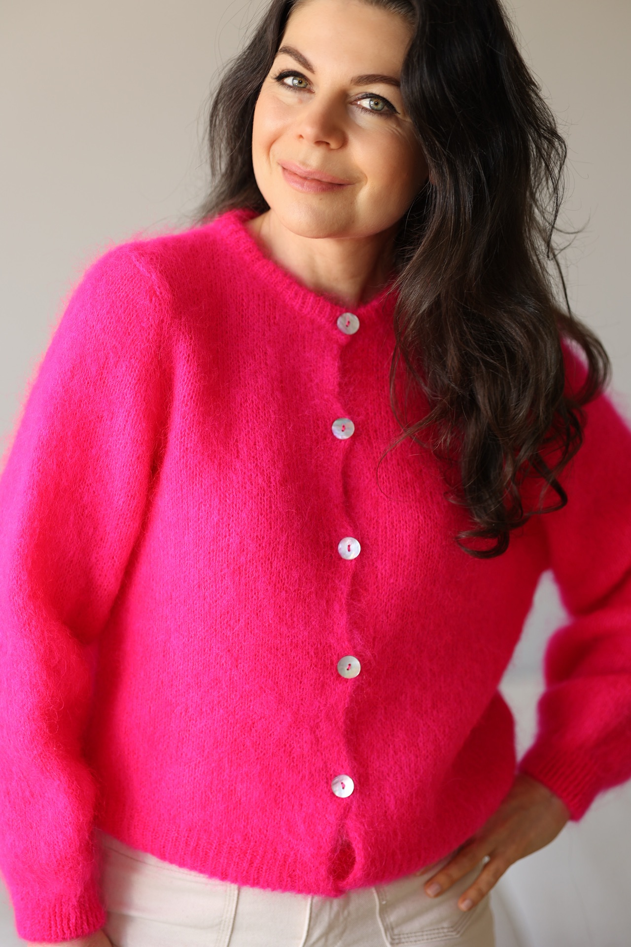 Mohairstrickjacke Amy