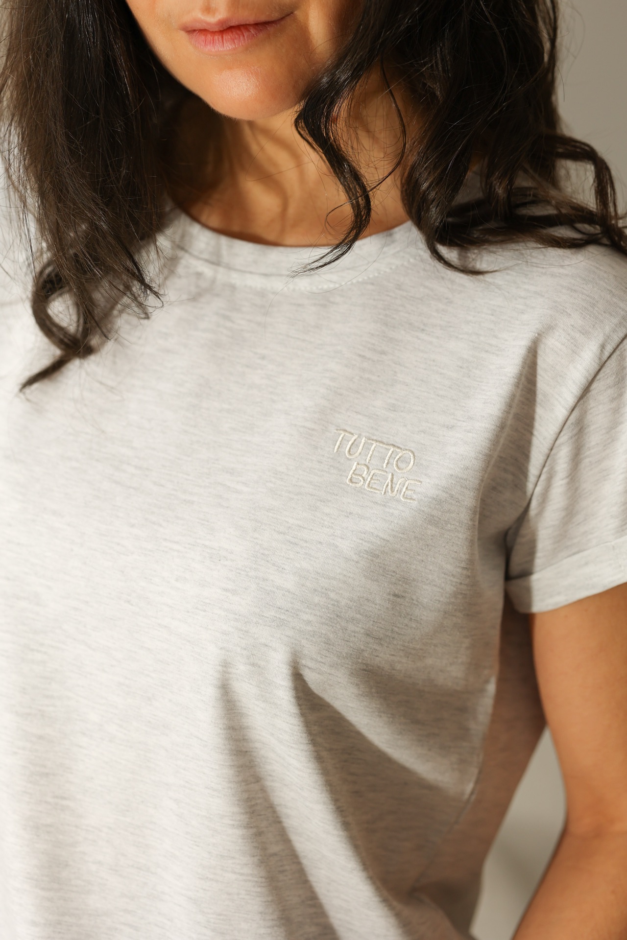 T-Shirt Tutto Bene - gery melange