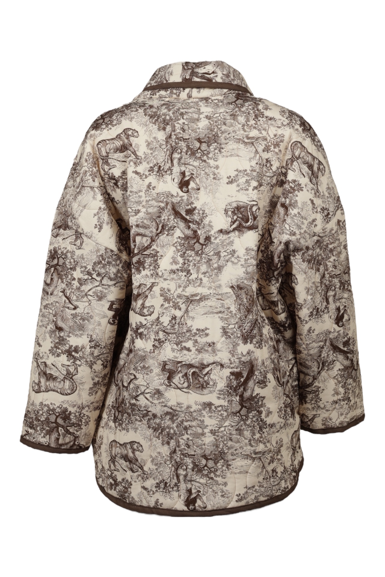 Wattierte Jacke "Toile de Jouy"