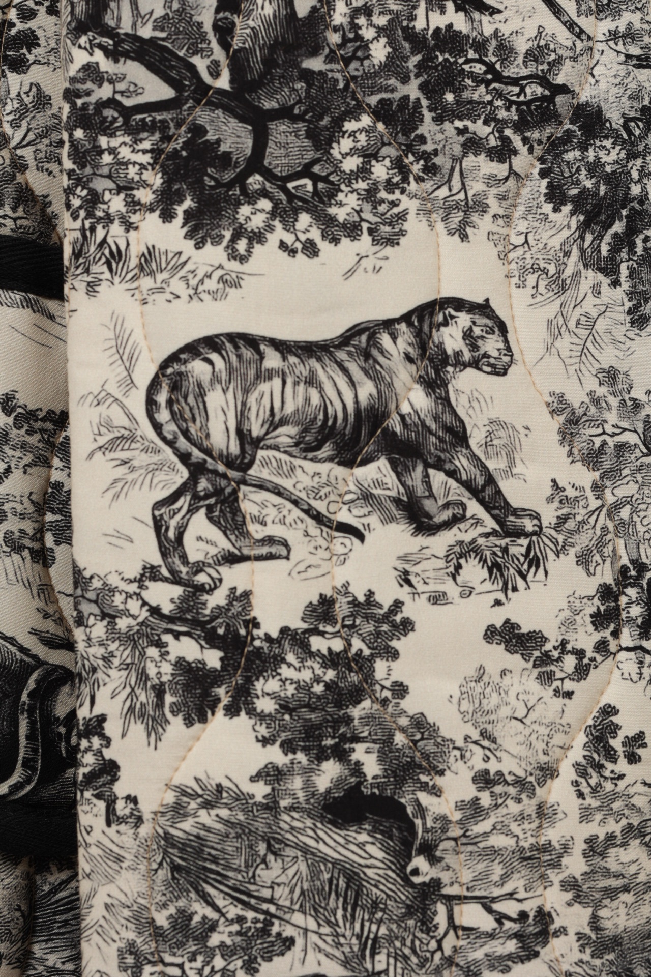 Wattierte Jacke "Toile de Jouy"