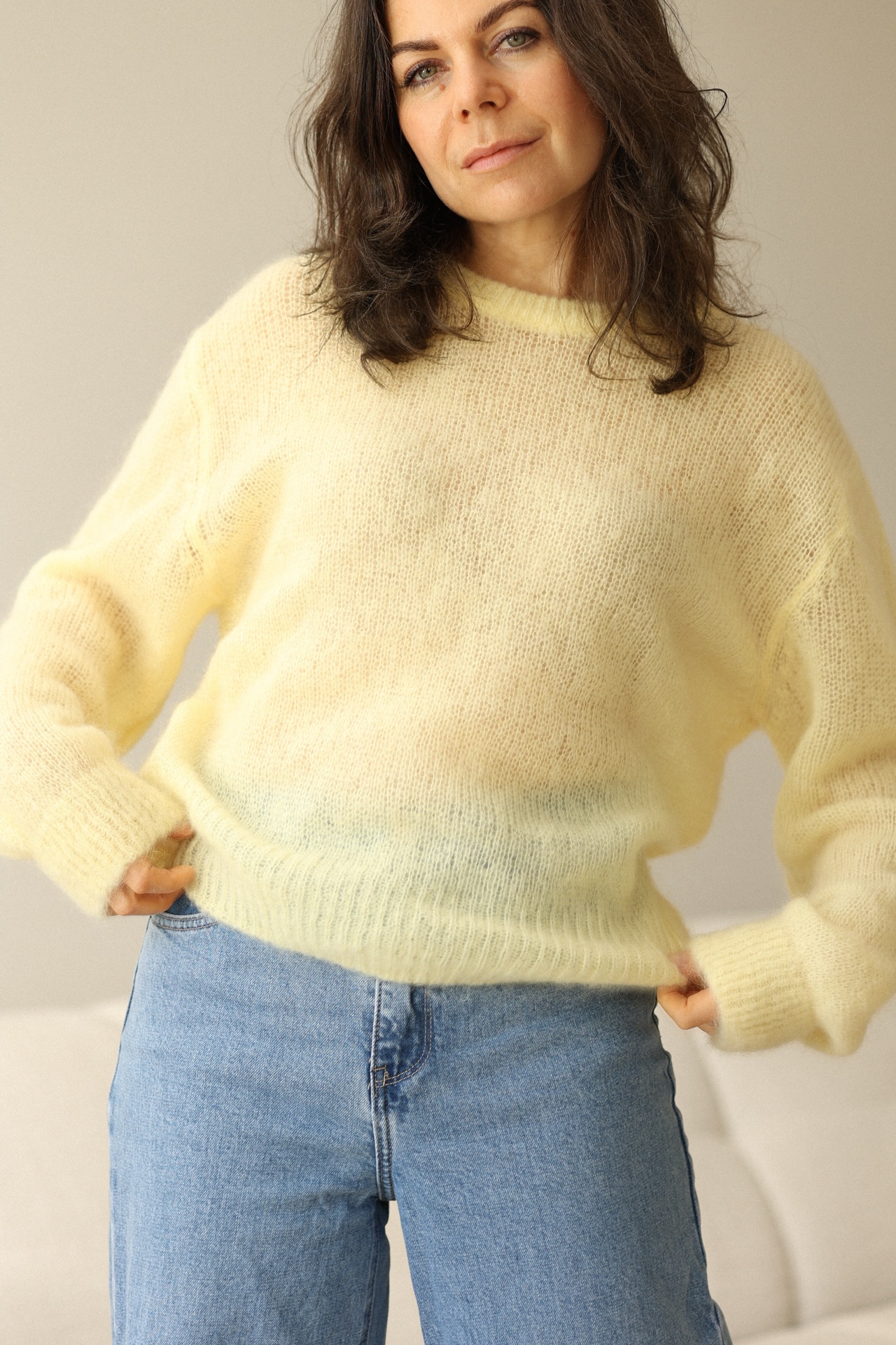 Pullover Margherita mit Rundhals Ausschnitt