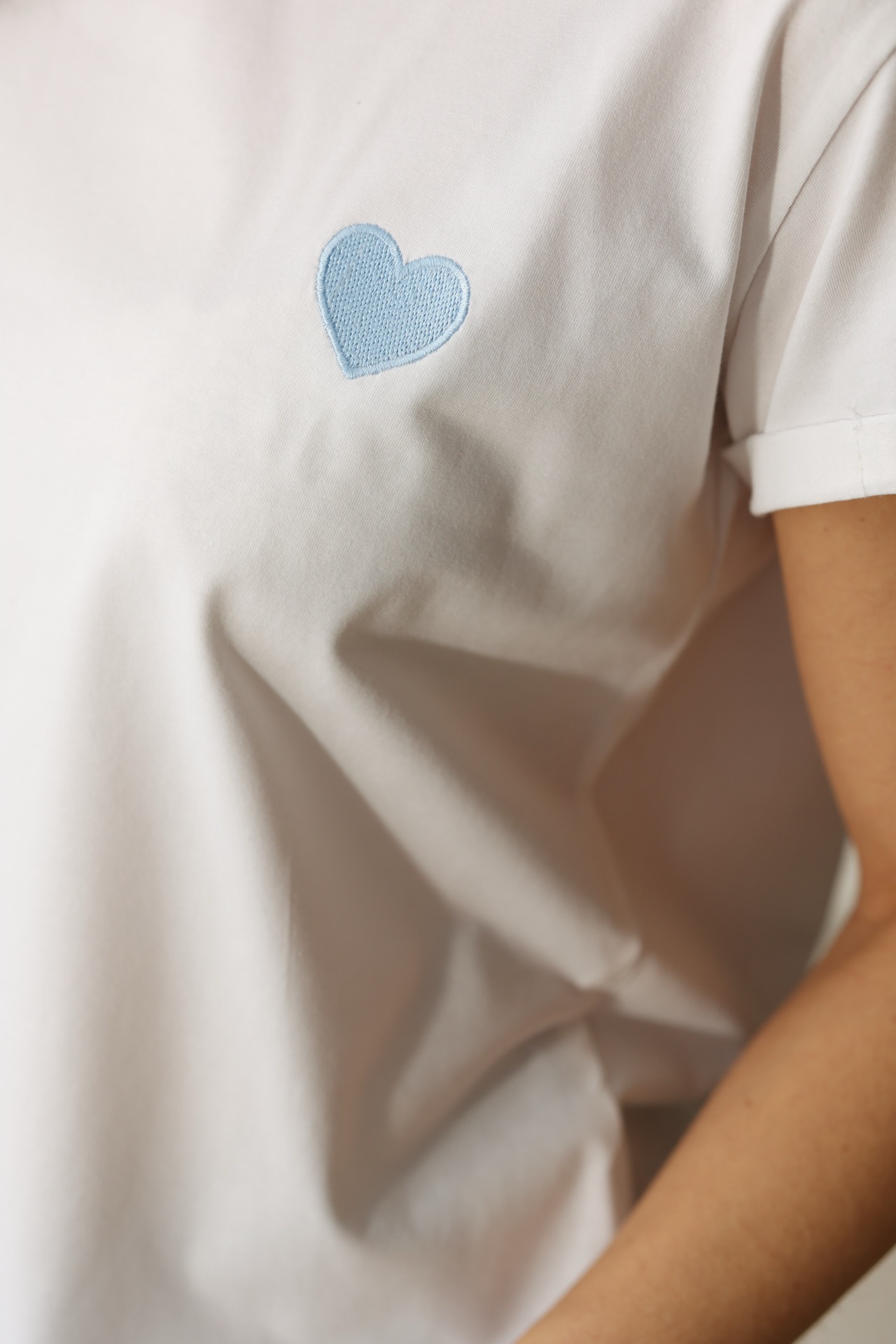 T-Shirt Heart - white