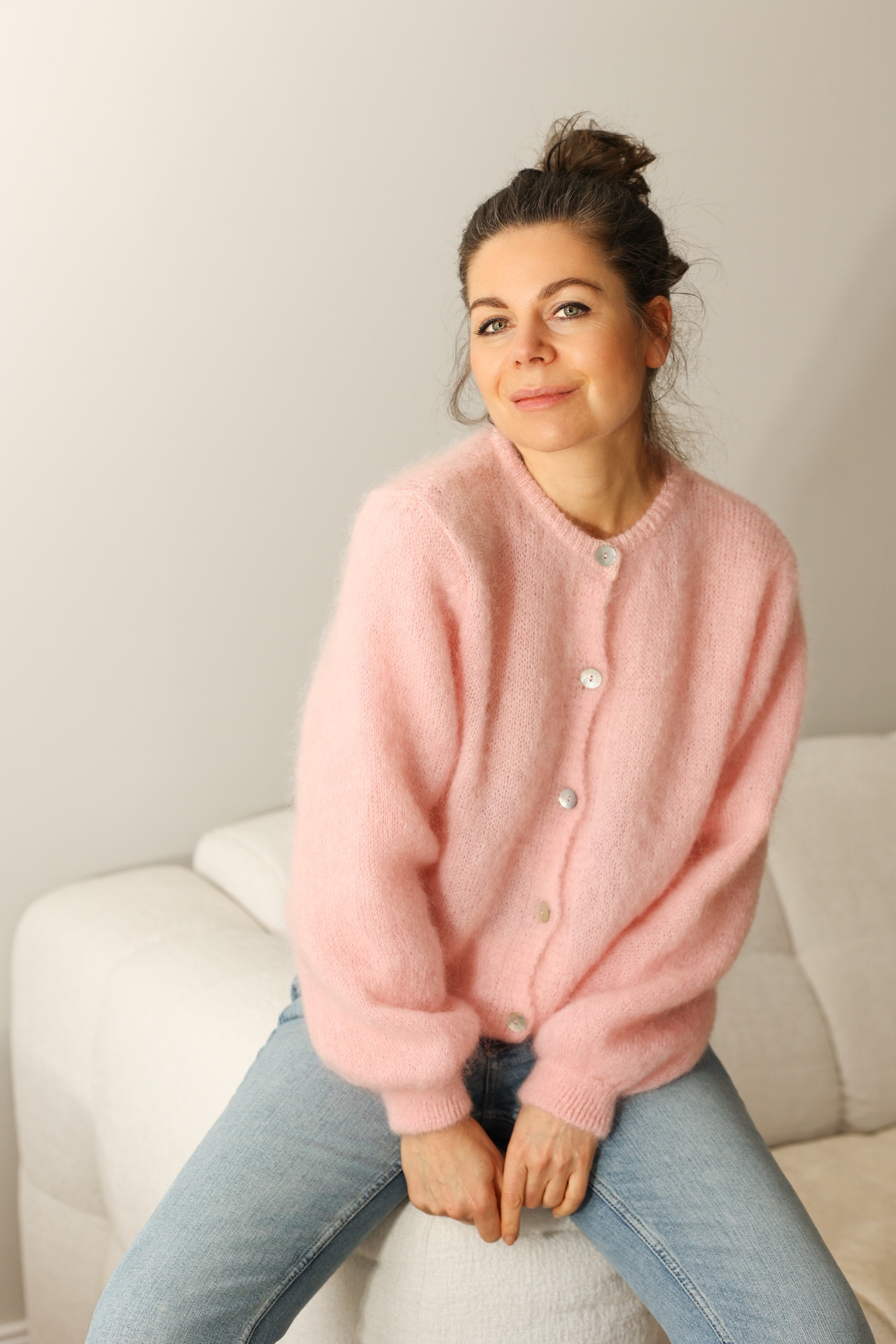 Mohairstrickjacke Amy