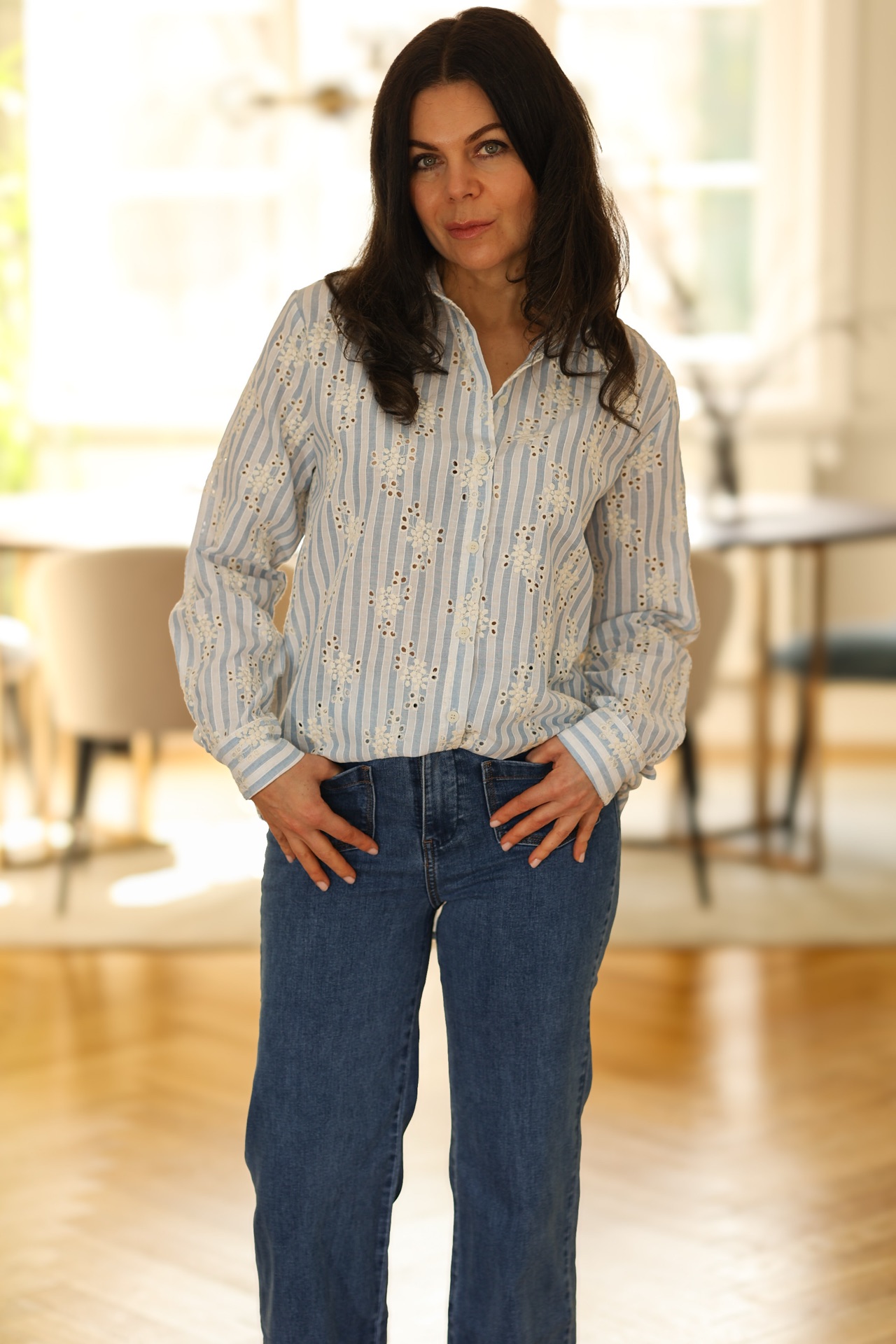 Bluse Cathrine mit Streifen