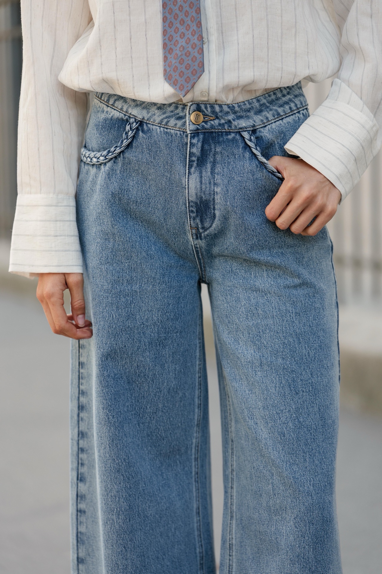 Palazzo Jeans Lydie