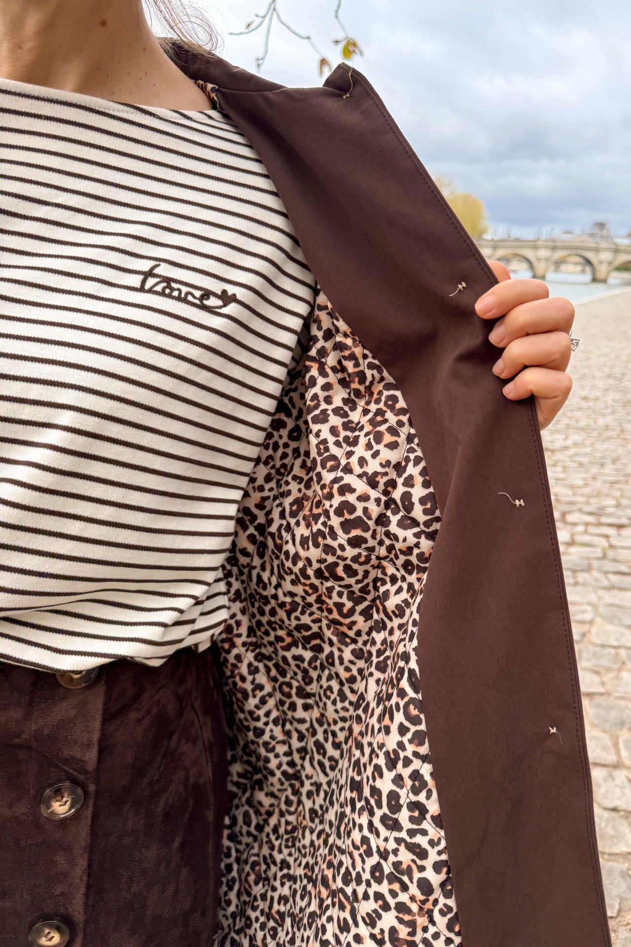 Trenchcoat Laurel mit Leo Innenfutter
