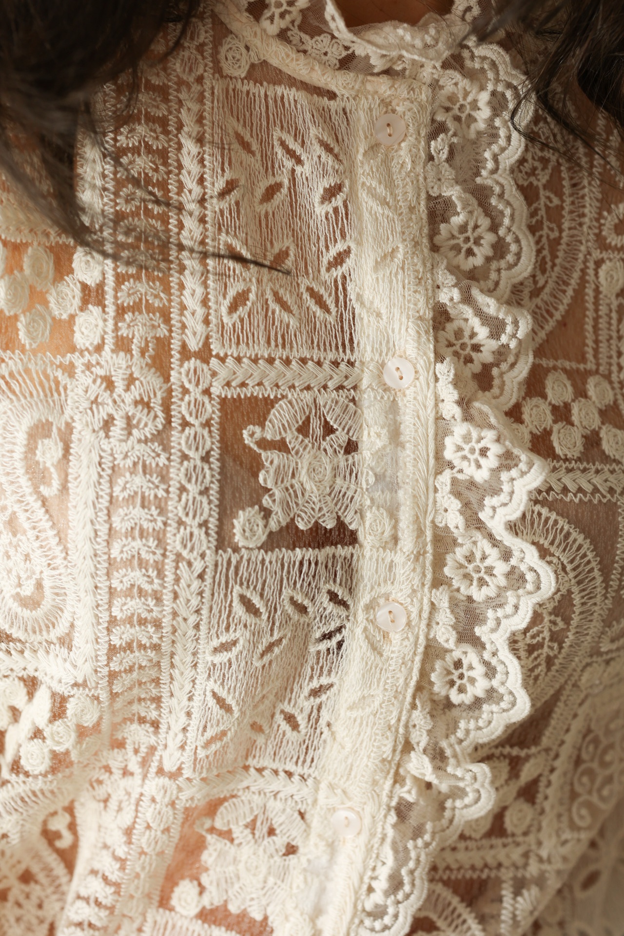 Bluse Venezia aus Spitze