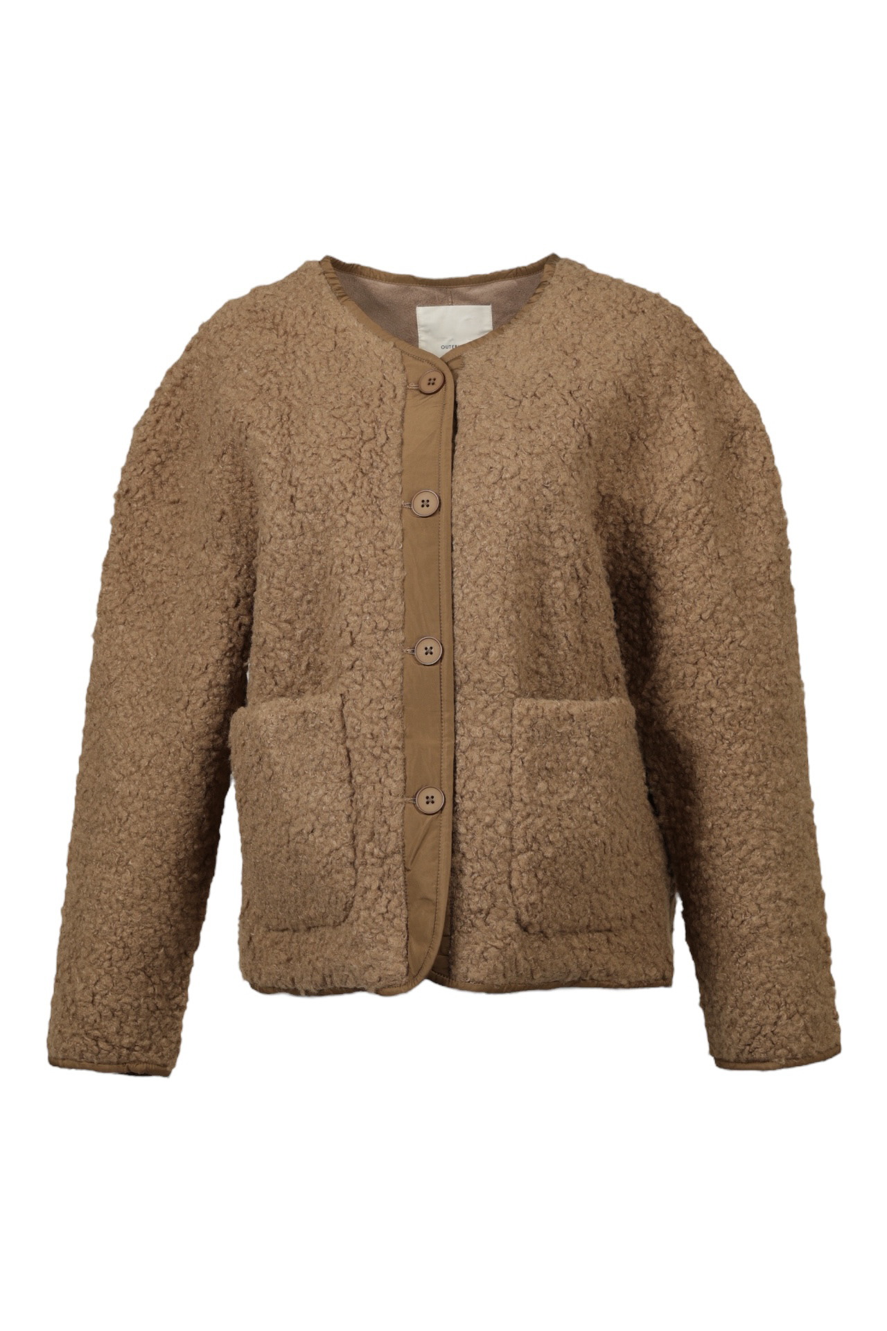 Kurze Teddy Jacke
