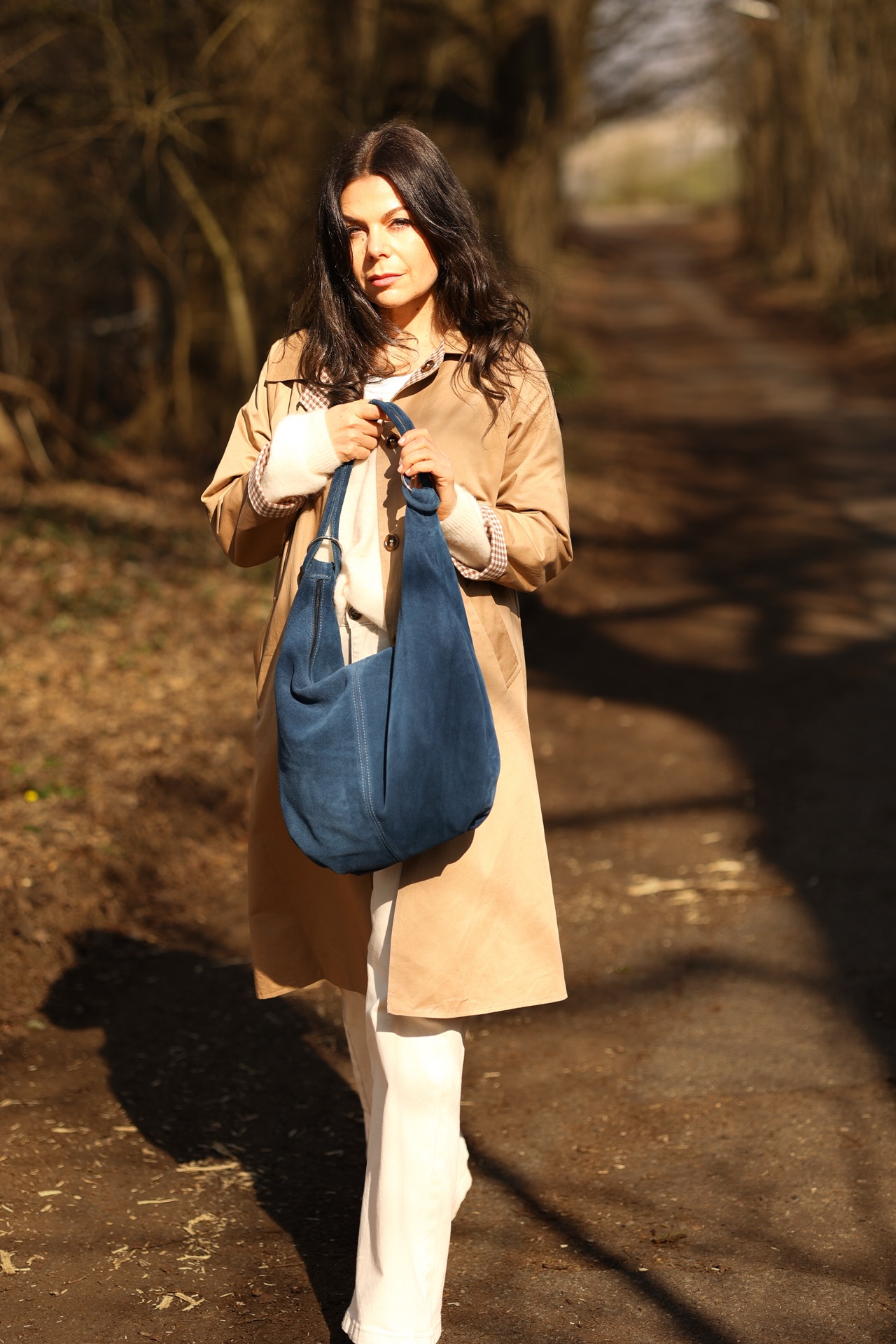 Hobo Bag aus Wildleder