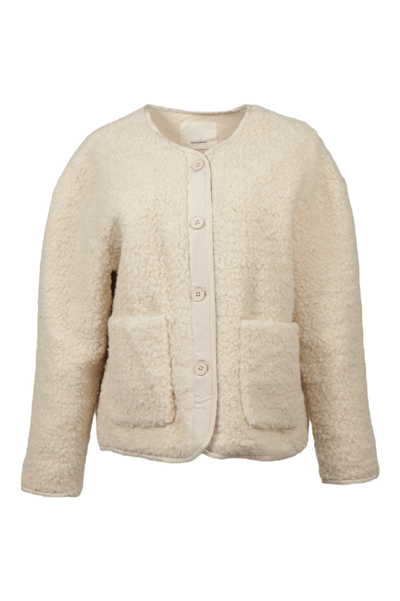 Kurze Teddy Jacke
