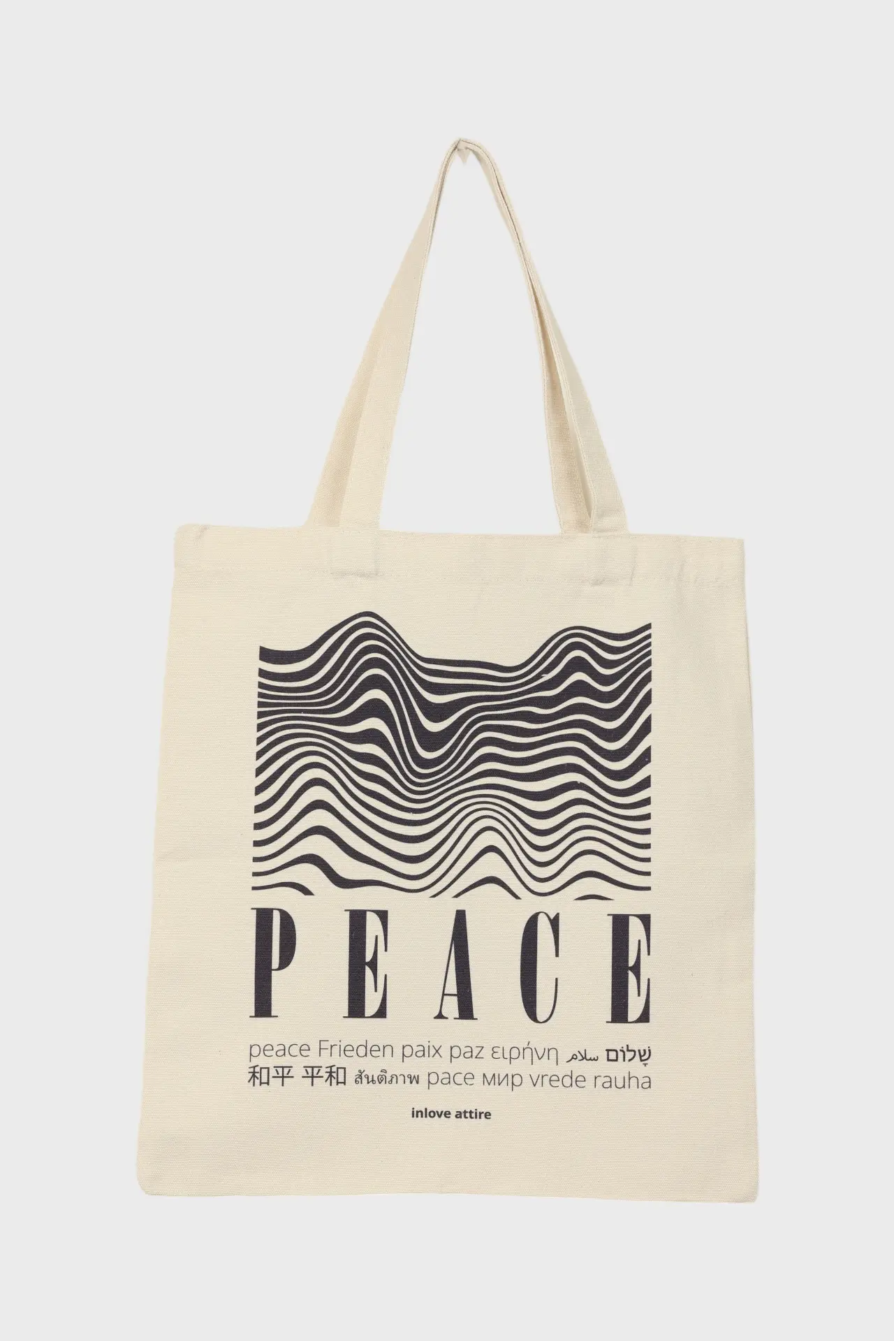 Peace Canvas Shopper