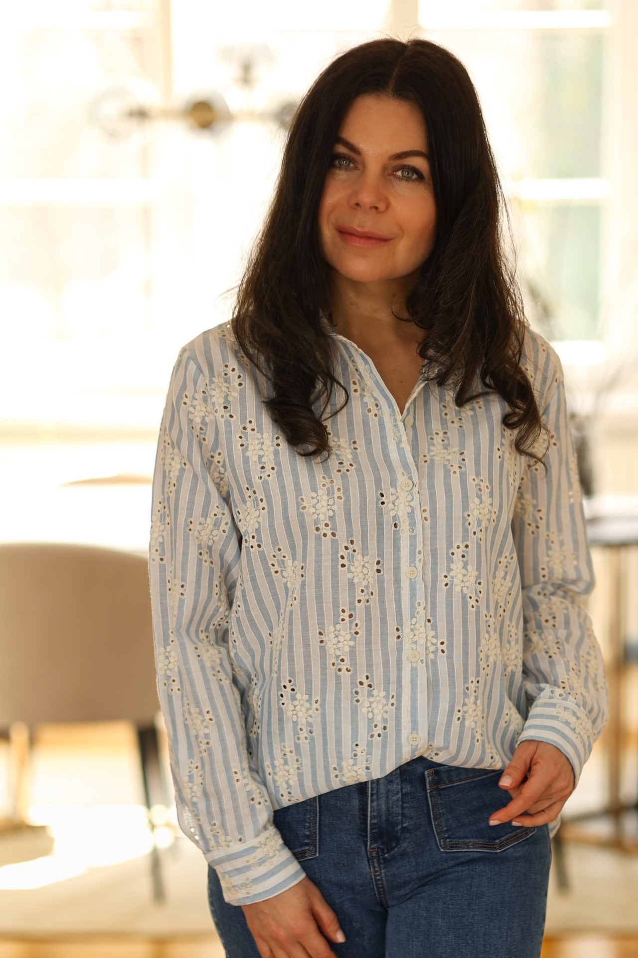 Bluse Cathrine mit Streifen