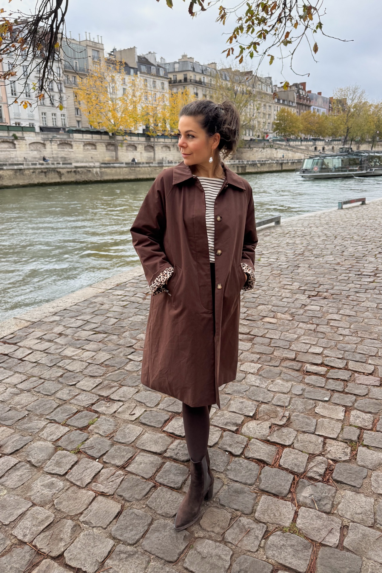 Trenchcoat Laurel mit Leo Innenfutter