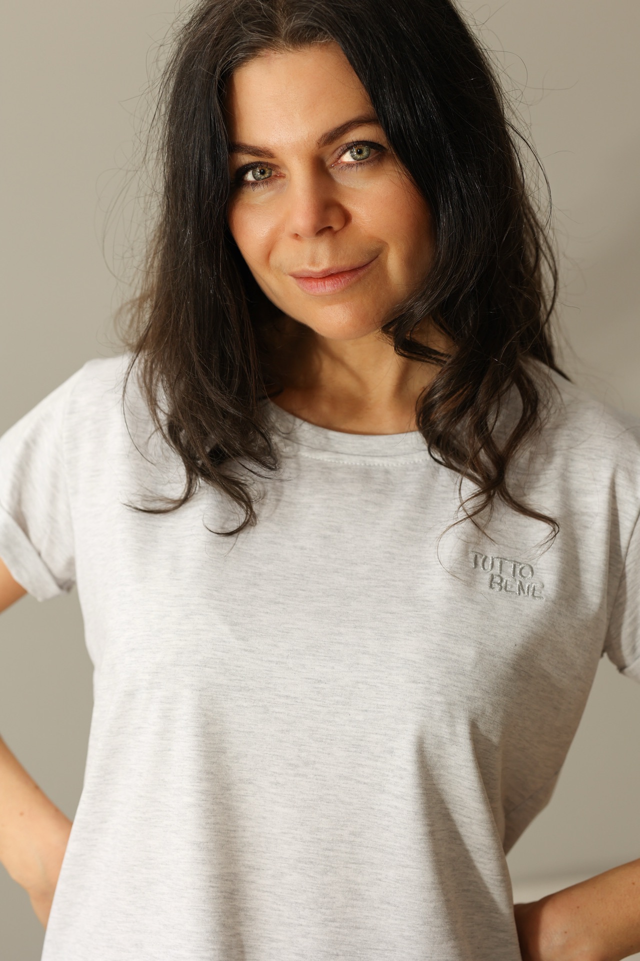 T-Shirt Tutto Bene - gery melange