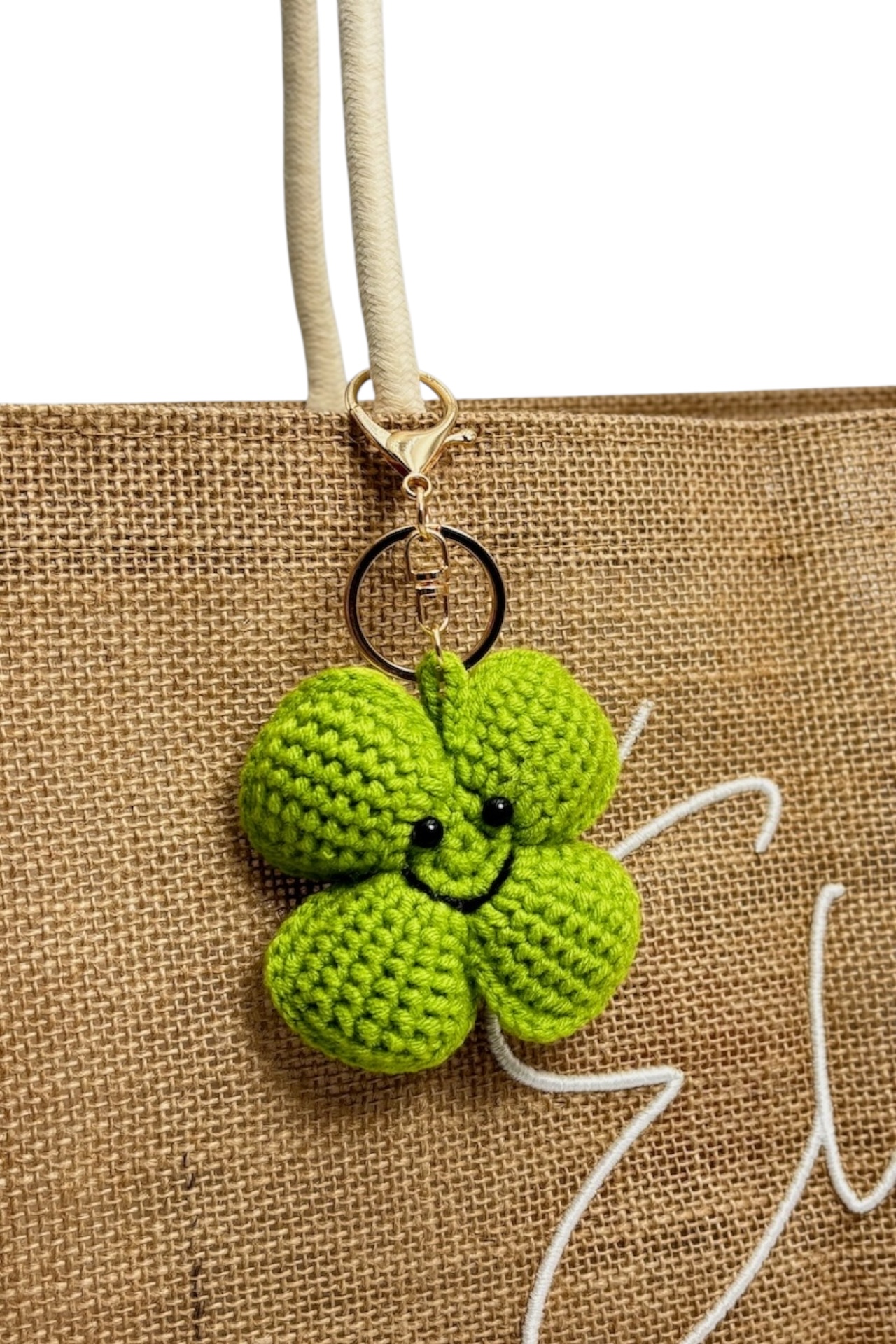 Taschenanhänger Kleeblatt