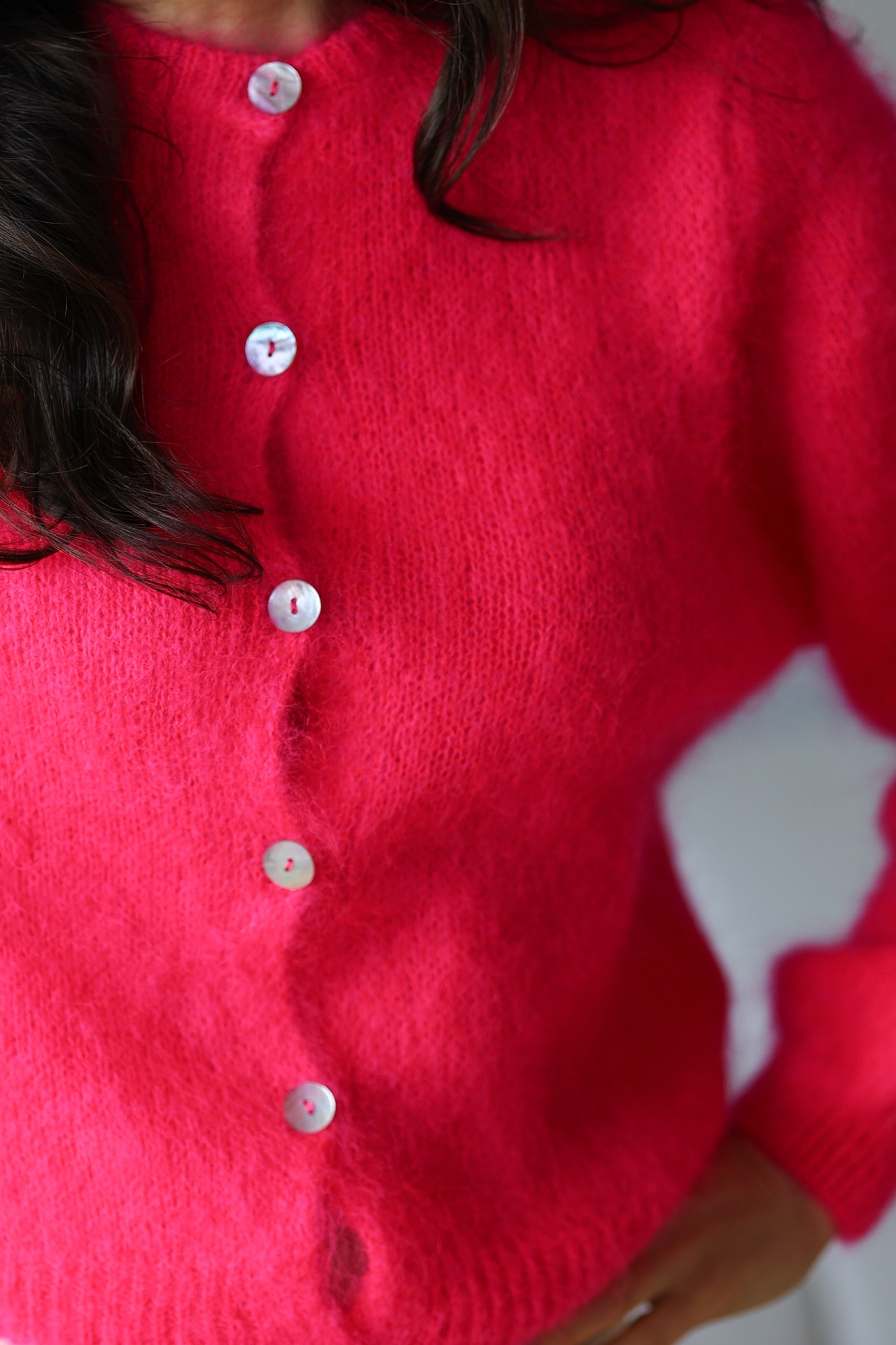 Mohairstrickjacke Amy